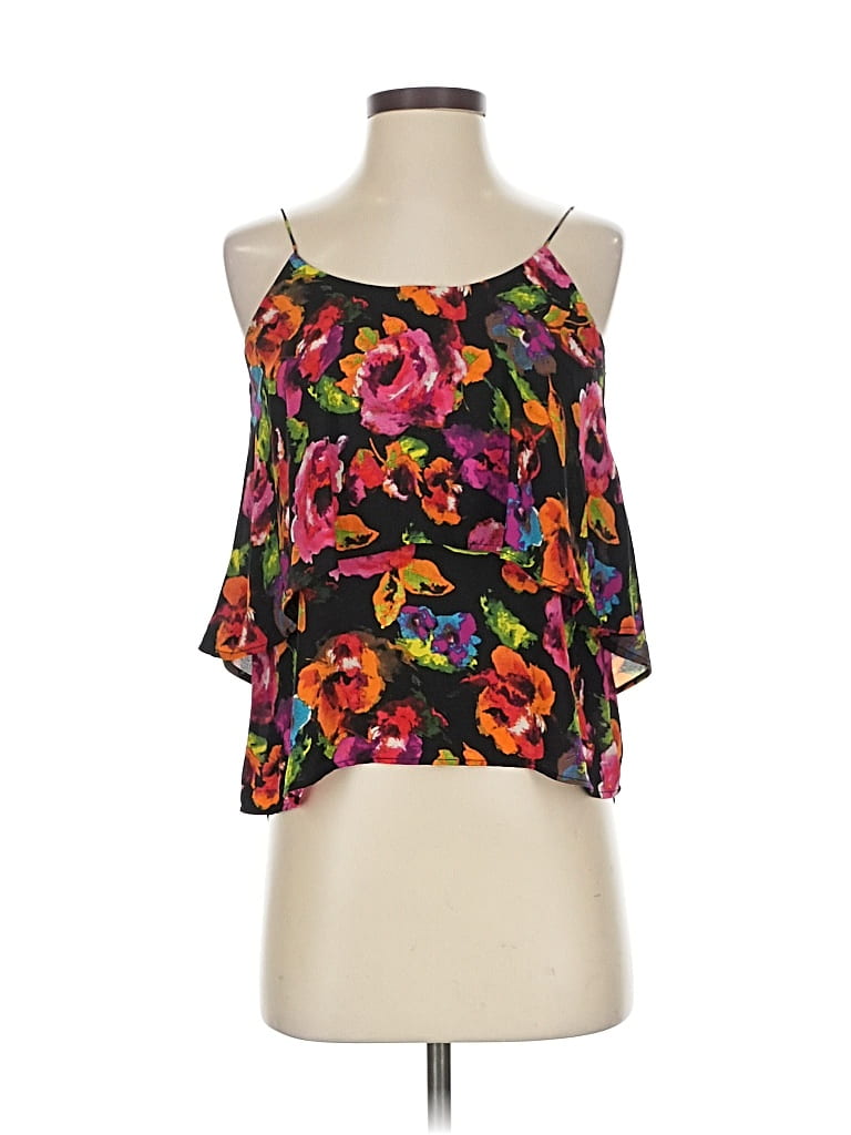 PAPER CRANE Pre-owned Sleeveless Blouse In Black