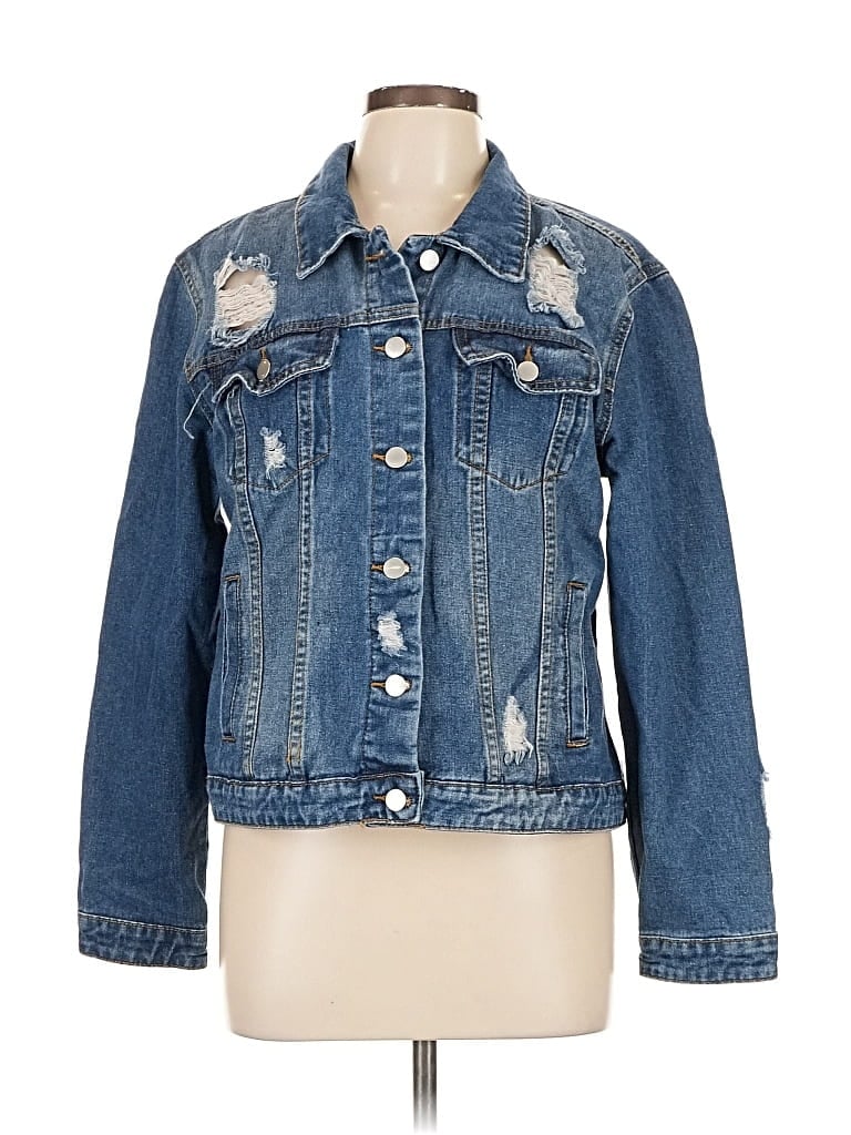 Pre-owned Unbranded Denim Jacket In Blue