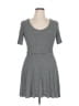 Decree Stripes Gray Casual Dress Size XL - photo 1