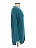 Ann Taylor LOFT Solid Teal Pullover Sweater Size XS - photo 4