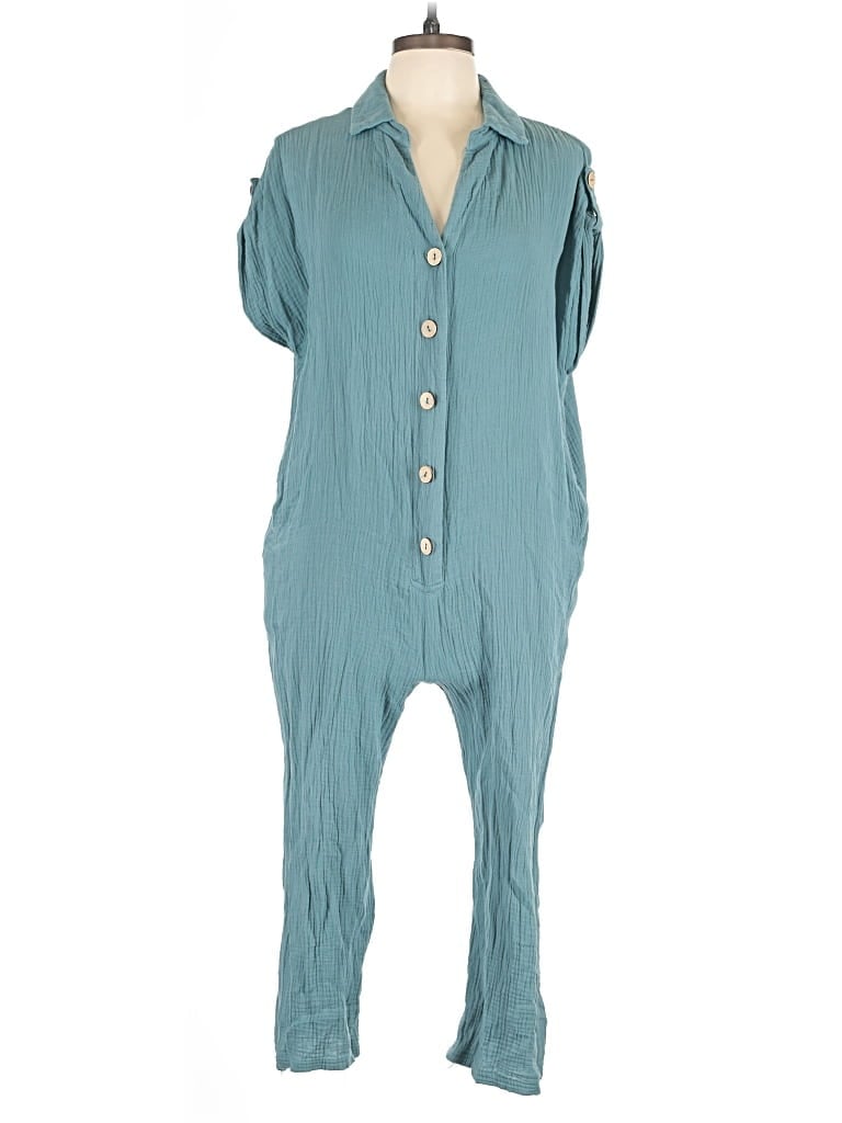 Pre-owned Ever After Jumpsuit In Blue