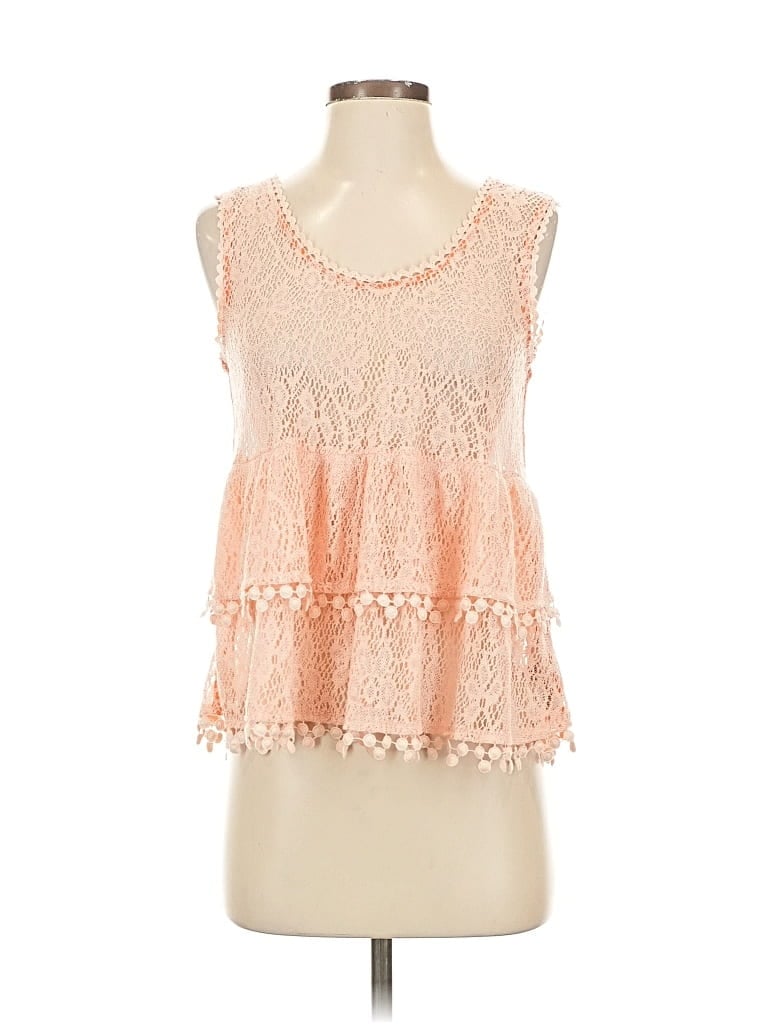 Pre-owned Free People Sleeveless Blouse In Orange