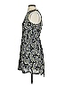 Eight Sixty 100% Polyester Paisley Gray Blue Casual Dress Size XS - photo 5
