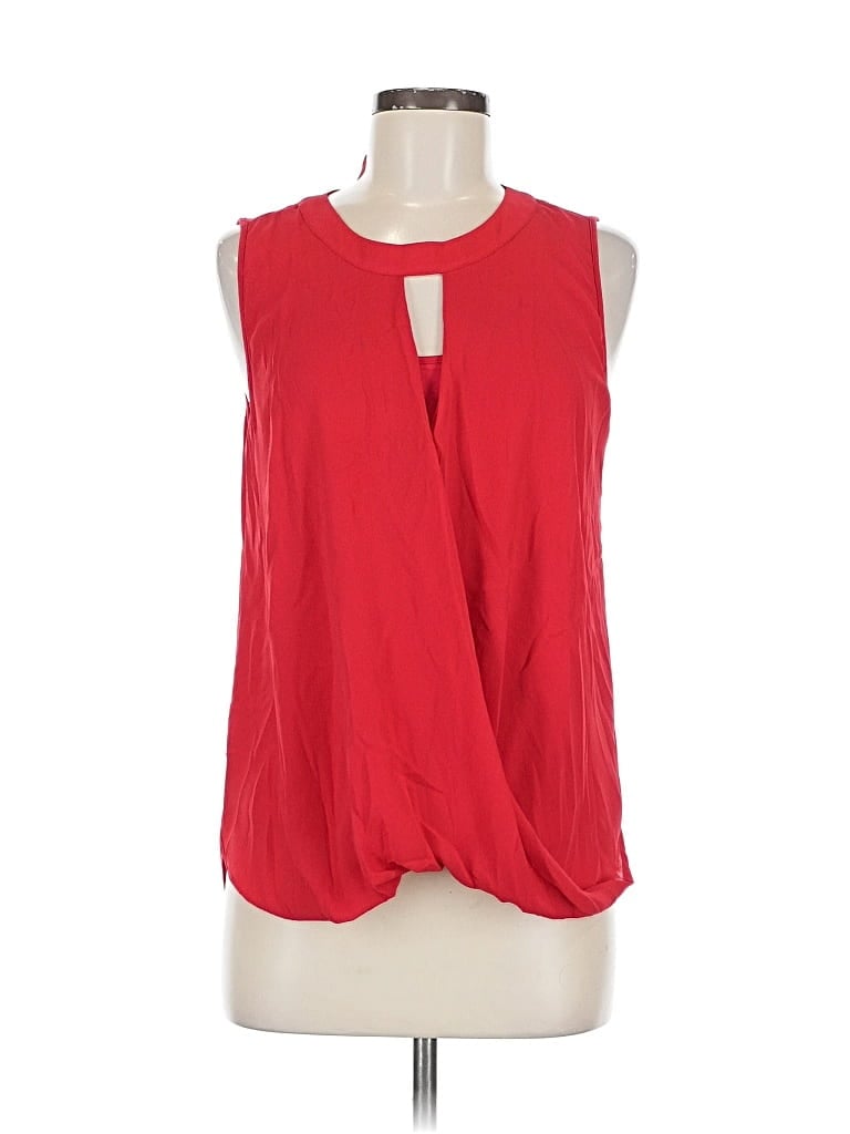 Pre-owned 41hawthorn Sleeveless Blouse In Red