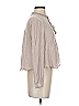 Floreat 100% Rayon Tan Long Sleeve Blouse Size 4 - photo 4