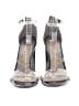 Sam Edelman Silver Black Sandals Size 8 - photo 2