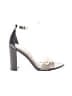 Sam Edelman Silver Black Sandals Size 8 - photo 1