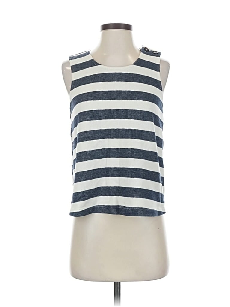 SUNDAY IN BROOKLYN Pre-owned Sleeveless Top Blue Boatneck Tops