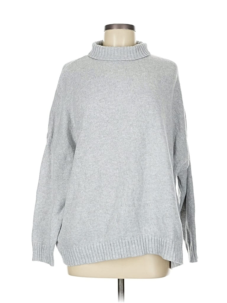 UNBRANDED Pre-owned Turtleneck Sweater In Gray