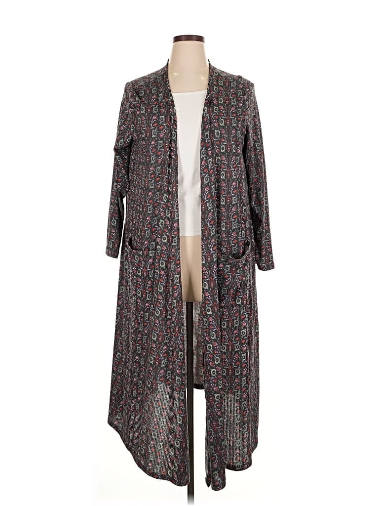 LULAROE Pre-owned Cardigan Sweater In Gray