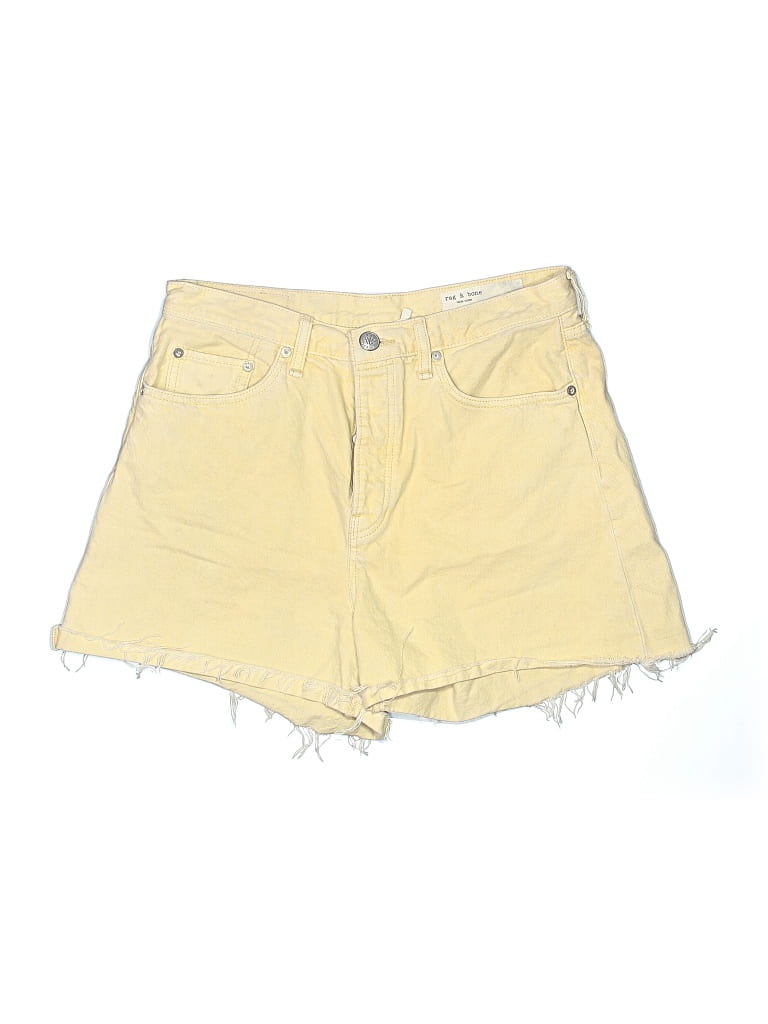 RAG & BONE Pre-owned Denim Shorts In Yellow