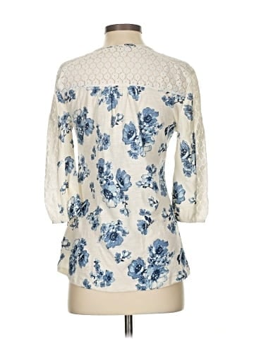 SONOMA life + style 3/4 Sleeve Blouse (view 2)