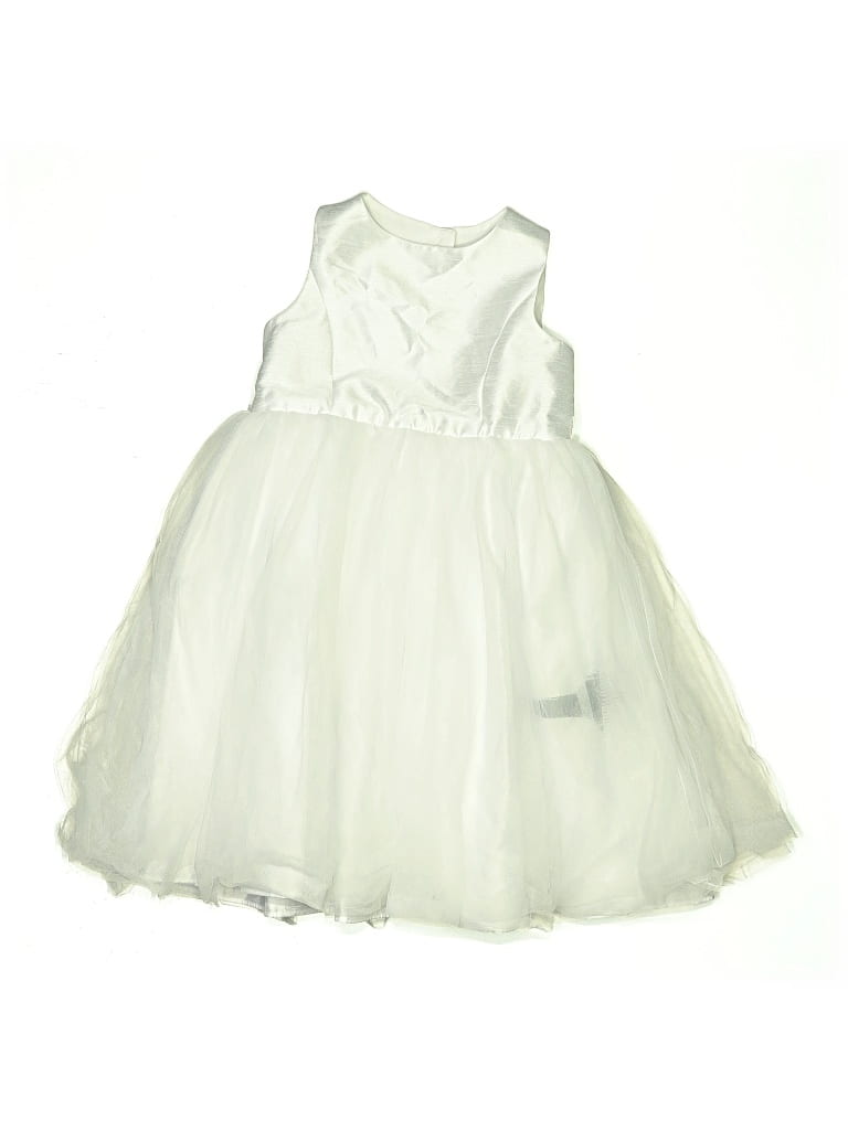 Pre-owned David's Bridal Kids' Dress In White
