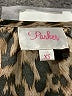 Parker 100% Polyester Brown 3/4 Sleeve Blouse Size XS - photo 6