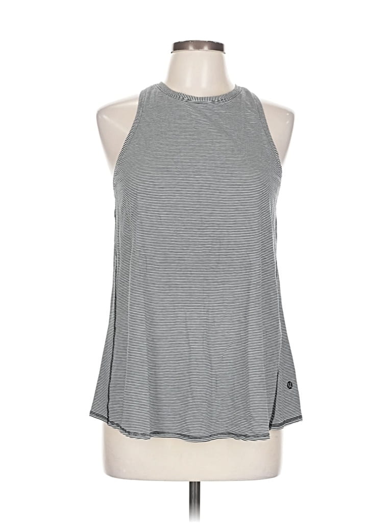 Pre-owned Lululemon Athletica Sleeveless T-shirt In Black