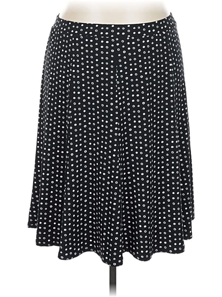 Pre-owned Liz & Co. Casual Skirt In Black