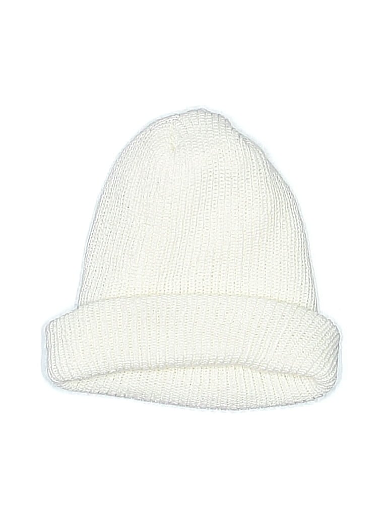 Pre-owned Assorted Brands Beanie Hat In White