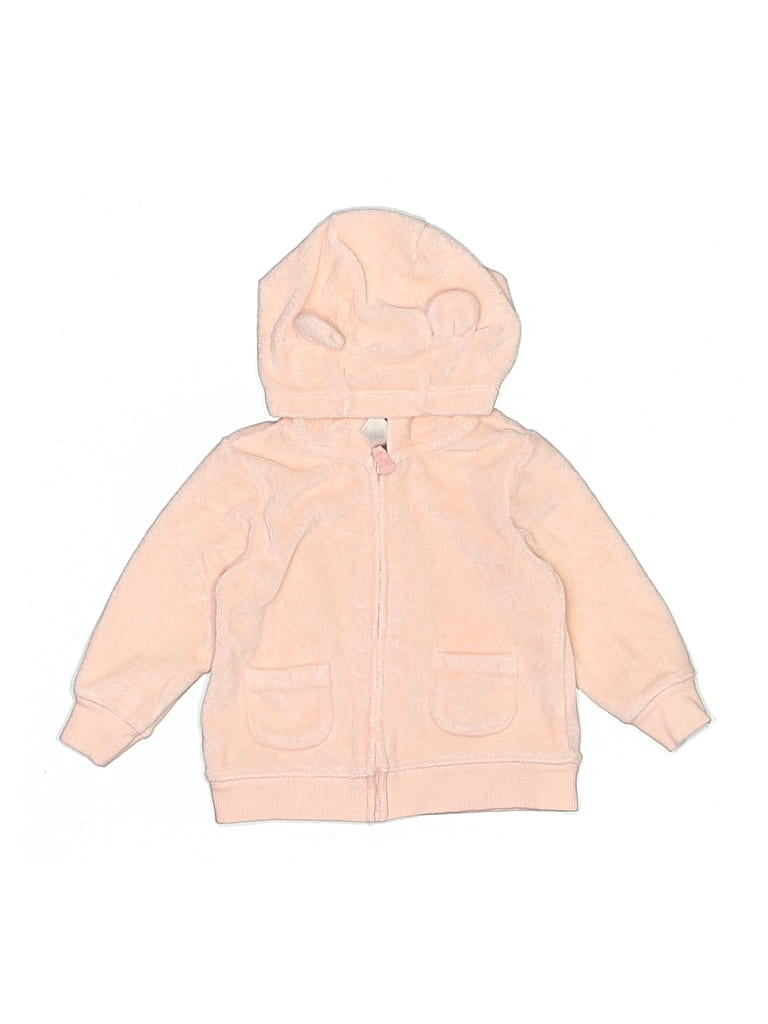 Pre-owned Carter's Babies' Zip Up Hoodie In Pink