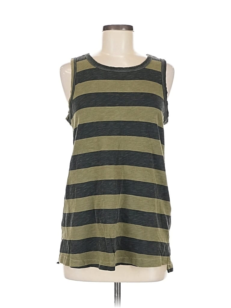 Pre-owned Current Elliott Sleeveless T-shirt In Green