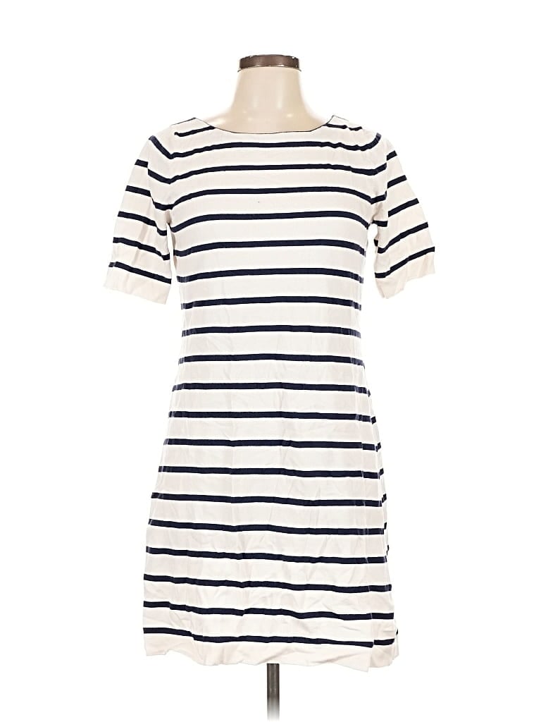 Pre-owned Boston Proper Casual Dress In White