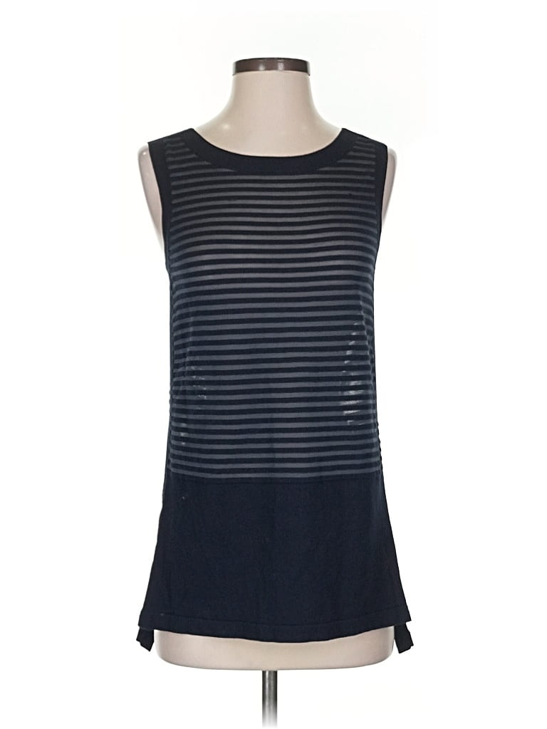 LAFAYETTE 148 Pre-owned Sleeveless Top Black Boatneck Tops