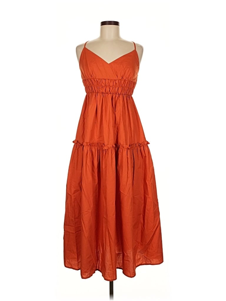 Pre-owned Cider Casual Dress In Orange
