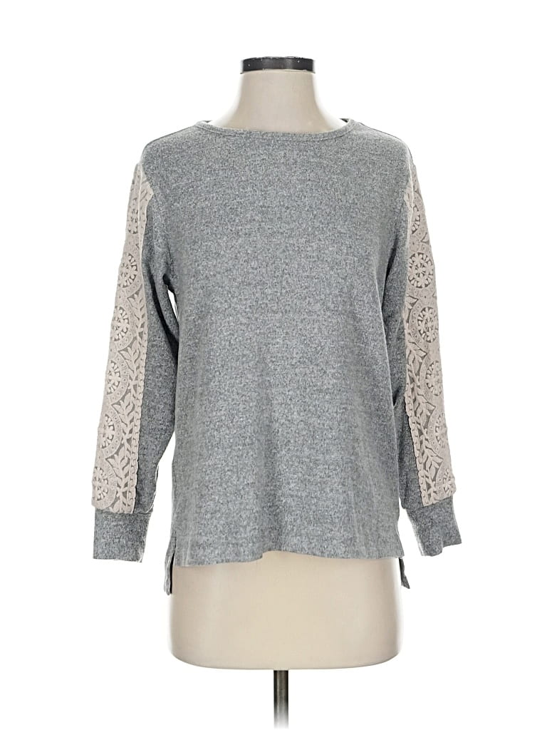 Pre-owned Flora Nikrooz Pullover Sweater In Gray