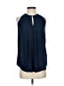Catherine Malandrino 100% Polyester Solid Blue Sleeveless Blouse Size XS - photo 1