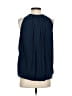 Catherine Malandrino 100% Polyester Solid Blue Sleeveless Blouse Size XS - photo 2