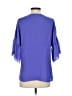 Crosby 100% Polyester Purple Short Sleeve Blouse Size XS - photo 2