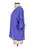 Crosby 100% Polyester Purple Short Sleeve Blouse Size XS - photo 5