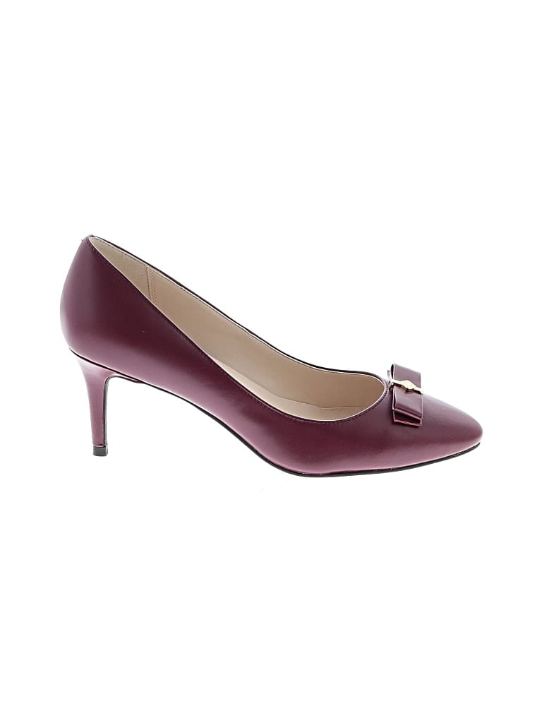 Pre-owned Cole Haan Heels In Burgundy