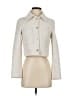 H&M 100% Polyester Tweed Ivory Coat Size XS - photo 1