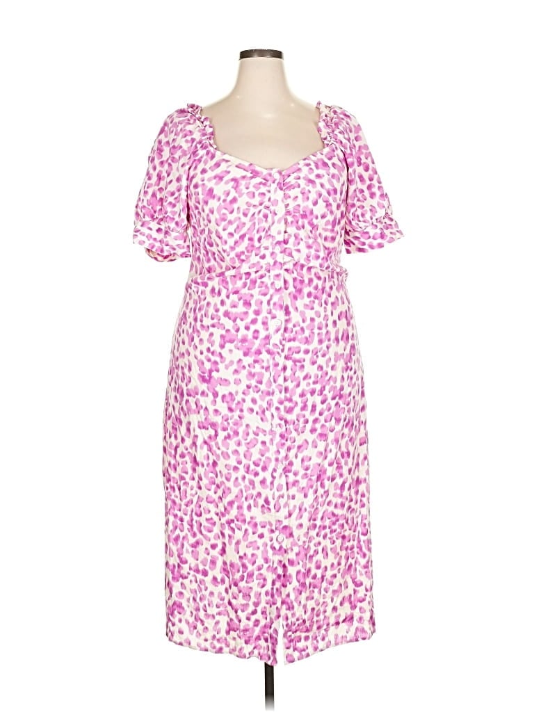 Pre-owned Who What Wear Casual Dress In Pink