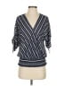 MICHAEL Michael Kors 100% Polyester Blue 3/4 Sleeve Blouse Size S - photo 1