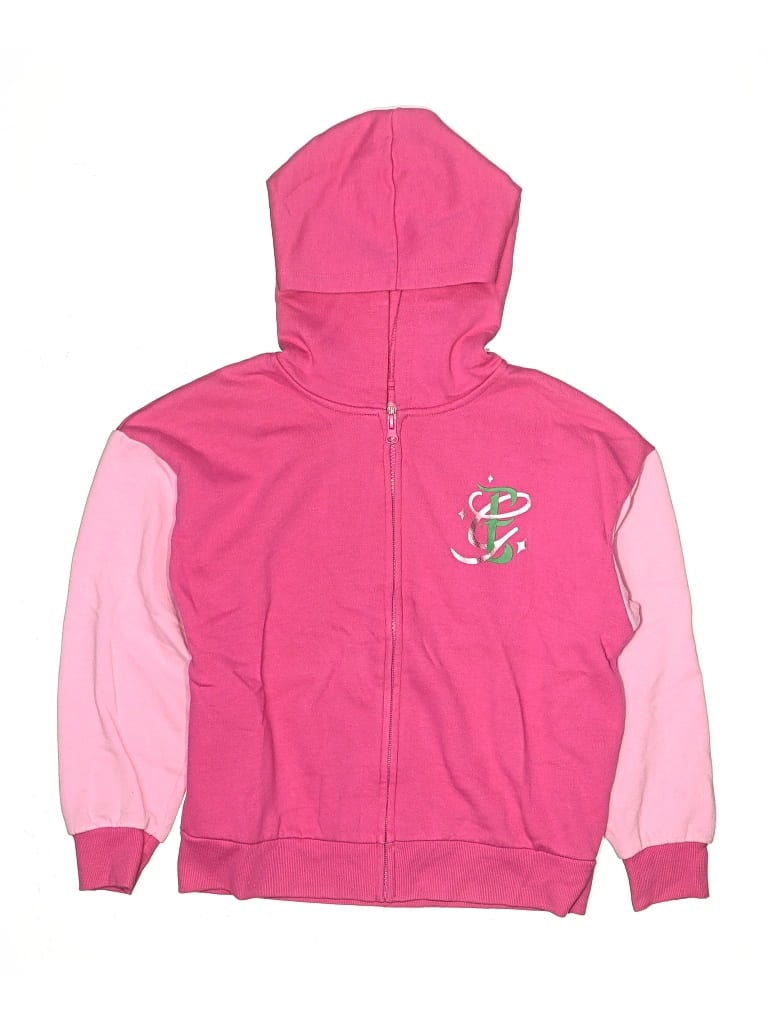Pre-owned Assorted Brands Kids' Zip Up Hoodie In Pink