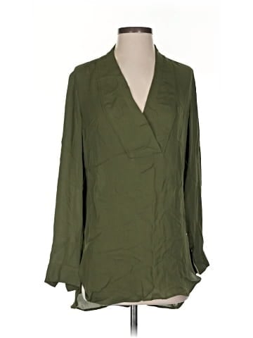 Marie Oliver Long Sleeve Silk Top (view 1)