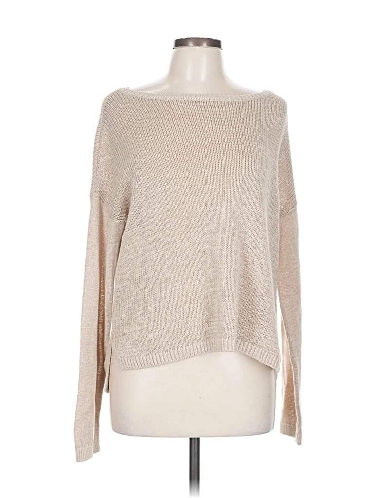 Pre-owned Ann Taylor Loft Pullover Sweater In Brown