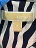 MICHAEL Michael Kors 100% Polyester Animal Print Ivory Long Sleeve Blouse Size M - photo 6