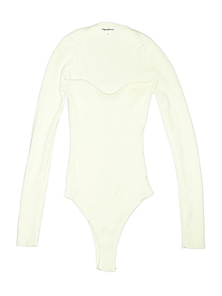 Pre-owned Superdown Bodysuit In White