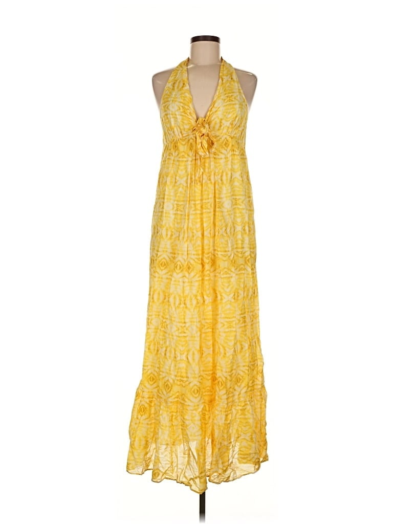 Pre-owned Assorted Brands Casual Dress In Yellow