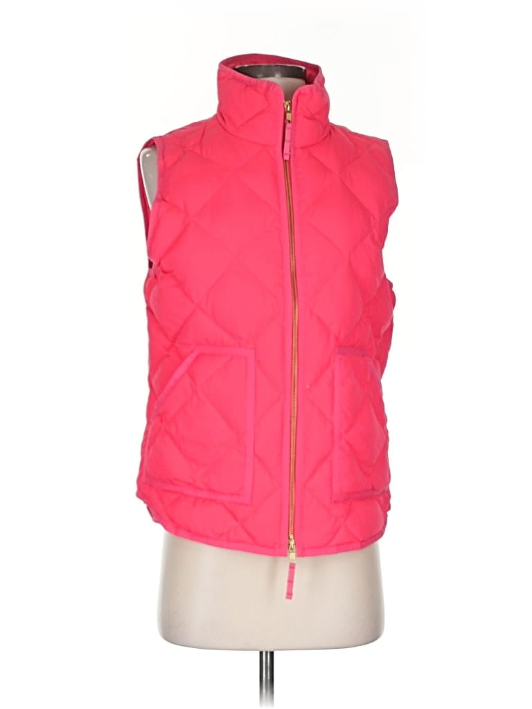 Pre-owned J.crew Factory Store Vest In Pink