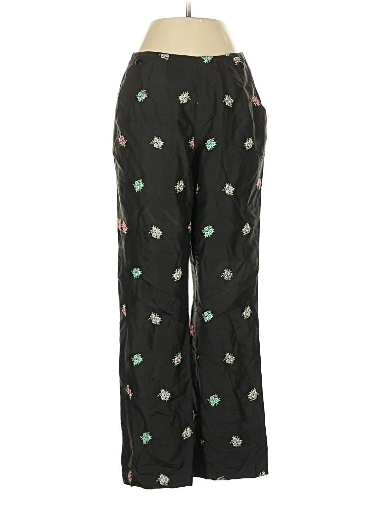 Pre-owned Lilly Pulitzer Silk Pants In Black
