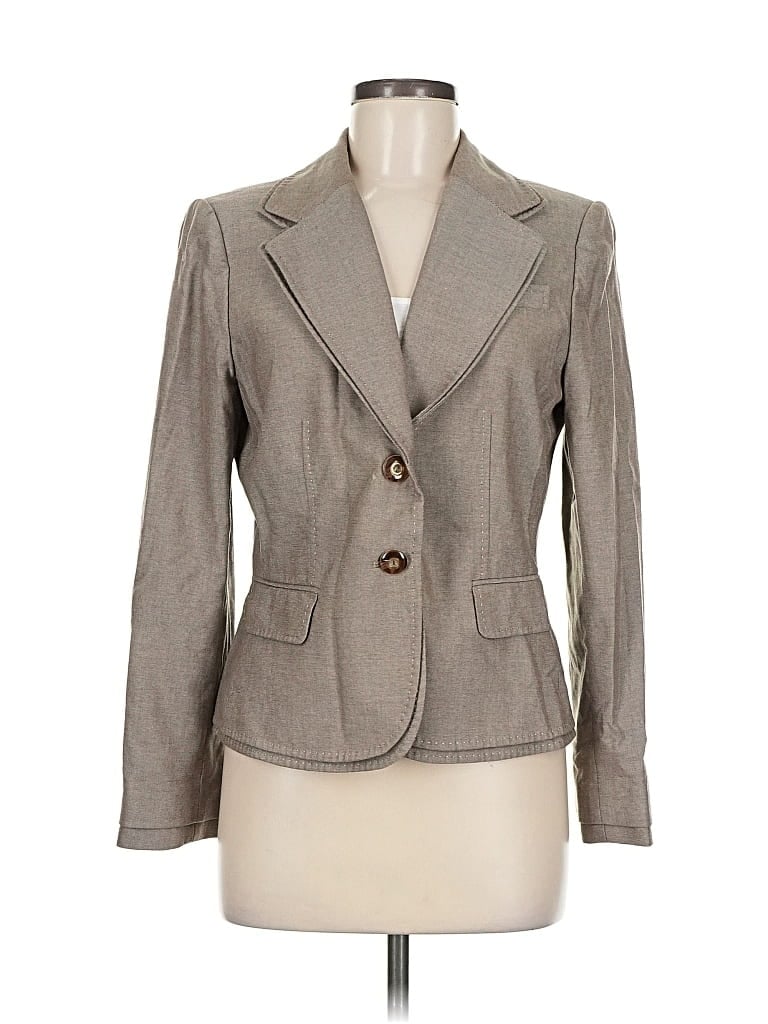 Pre-owned Antonio Melani Blazer Jacket In Gray