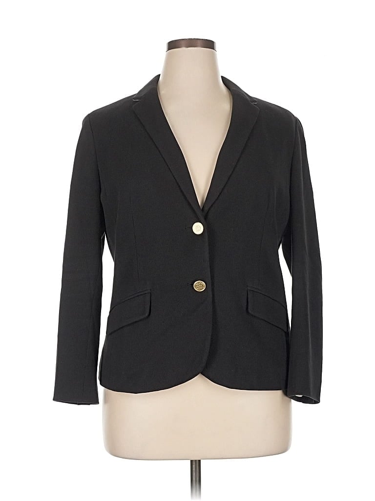 Pre-owned Talbots Blazer Jacket In Gray
