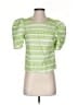 Amadi 100% Cotton Green Short Sleeve Top Size XXS (estimated) - photo 1