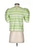 Amadi 100% Cotton Green Short Sleeve Top Size XXS (estimated) - photo 2