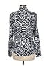 MICHAEL Michael Kors 100% Polyester Animal Print Ivory Long Sleeve Blouse Size M - photo 2