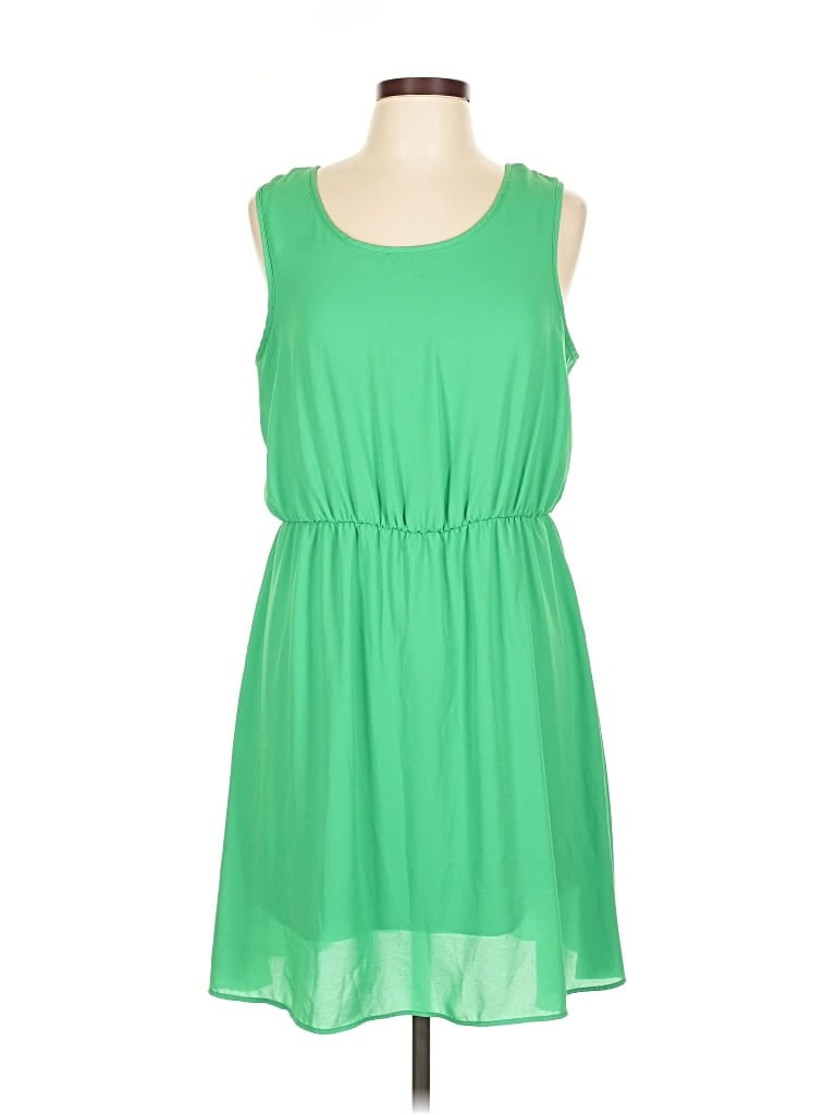 Pre-owned Charming Charlie Casual Dress In Green