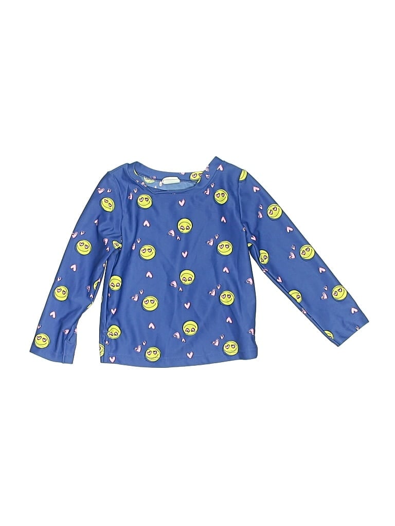 Pre-owned Baby Gap Kids' Rash Guard In Blue